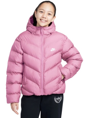 nike sportswear therma-fit παιδικό ροζ puffer jacket σε προσφορά