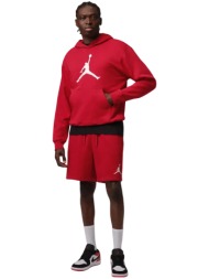 nike jordan fleece pullover ανδρικό κόκκινο φούτερ με κουκούλα