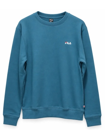 fila zelta crew neck ανδρική φούτερ μπλούζα πετρόλ