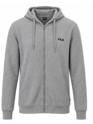 fila firox brushed fleece ανδρική φούτερ ζακέτα με κουκούλα