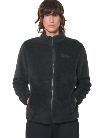 body action fluffy fleece ανδρική ζακέτα μαύρη σε προσφορά