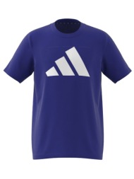 adidas παιδικό train τεχνικό t-shirt προπόνησης μπλε