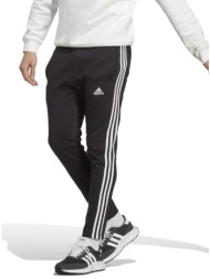 adidas 3-stripes ανδρικό μαύρο παντελόνι φόρμας single jersey