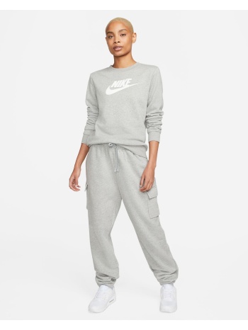 nike γυναικεία φούτερ μπλούζα sportswear club γκρι σε προσφορά