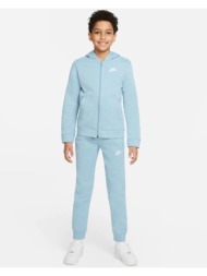 nike παιδικό γαλάζιο σετ φόρμας core sportswear