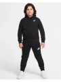 nike sportswear club παιδικό φούτερ παντελόνι φόρμας μαύρο