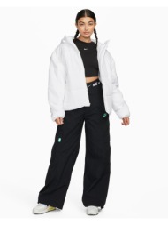 nike γυναικείο λευκό puffer μπουφάν sportswear classic therma-fit