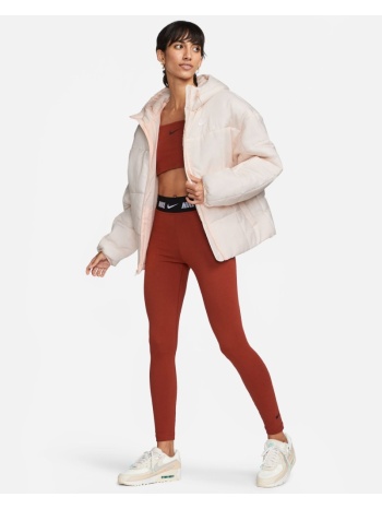 nike γυναικείο εκρού puffer μπουφάν sportswear classic σε προσφορά