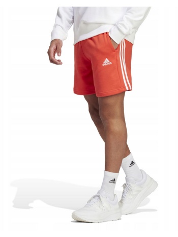 adidas αθλητική ανδρική βερμούδα french terry κόκκινη σε προσφορά