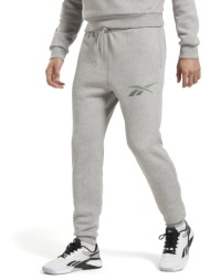 reebok fleece ανδρικό jogger παντελόνι φόρμας identity