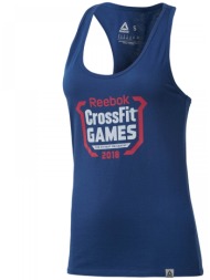 reebok αθλητική γυναικεία αμάνικη μπλούζα crossfit games