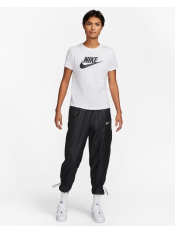 nike sportswear essentials γυναικείο λευκό t-shirt με logo