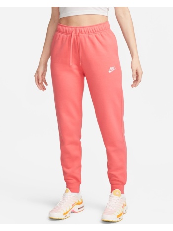 nike sportswear γυναικείο κοραλί παντελόνι φόρμας fleece σε προσφορά
