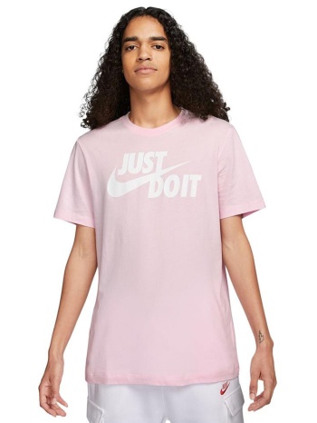nike ανδρικό t-shirt ροζ just do it σε προσφορά