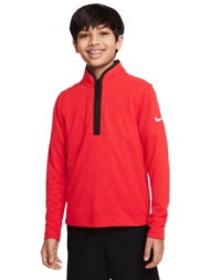 nike κόκκινη παιδική μακρυμάνικη μπλούζα γκολφ victory για αγόρι