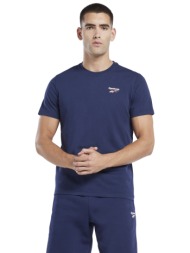 reebok navy μπλε ανδρικό t-shirt identity