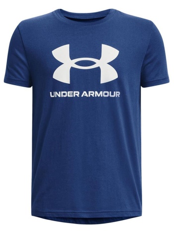 under armour παιδικό sportstyle κοντομάνικο μπλουζάκι logo σε προσφορά