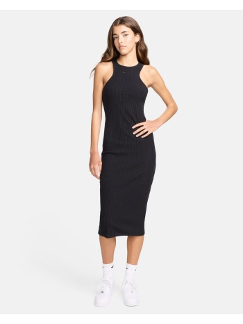 nike sportswear midi αθλητικό φόρεμα chill knit dress σε προσφορά
