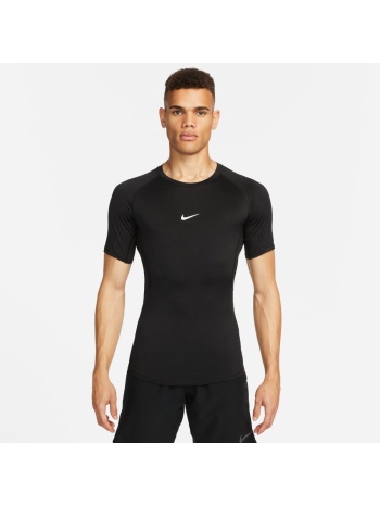 nike pro ανδρική συμπιεστική κοντομάνικη μπλούζα fitness