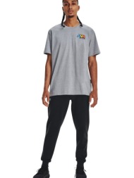 under armour rival ανδρικό φούτερ παντελόνι φόρμας jogger μαύρο