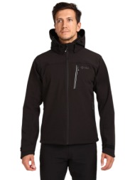 kilpi ravio ανδρικό softshell μπουφάν με κουκούλα μαύρο