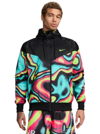 nike sportswear ανδρικό full-print αντιανεμικό jacket