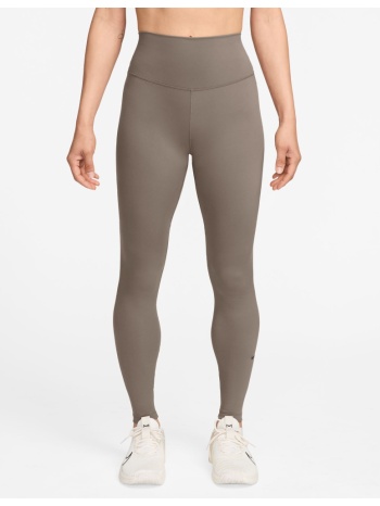nike one γυναικείο ψηλόμεσο κολάν καφέ σε προσφορά