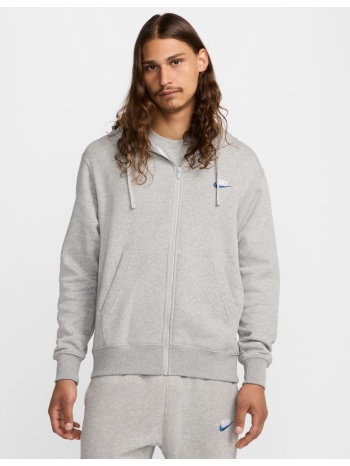 nike sportswear club ανδρική ζακέτα με κουκούλα γκρι σε προσφορά