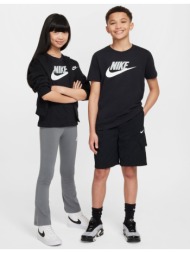 nike sportswear βαμβακερό μαύρο t-shirt για κορίτσια
