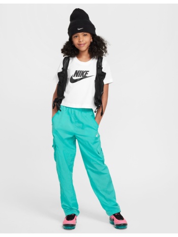 nike sportswear παιδικό βαμβακερό λευκό t-shirt για κορίτσια σε προσφορά