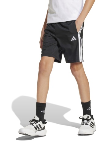 adidas essentials παιδική βερμούδα 3 stripes climacool μαύρη σε προσφορά
