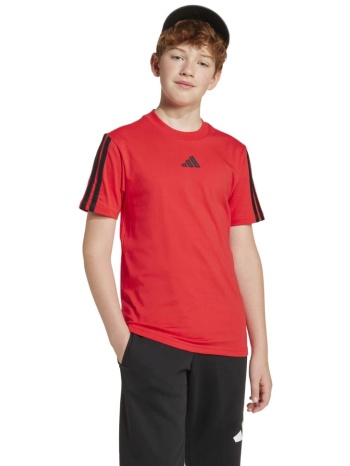 adidas essentials παιδικό βαμβακερό κόκκινο t-shirt