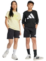 adidas essentials παιδική cotton βερμούδα μαύρη