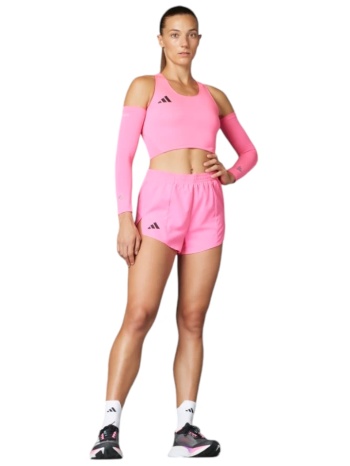 adidas adizero essentials γυναικείο running σορτς ροζ σε προσφορά