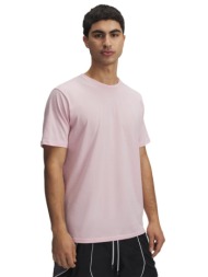 under armour sportstyle lc ανδρικό αθλητικό t-shirt ροζ