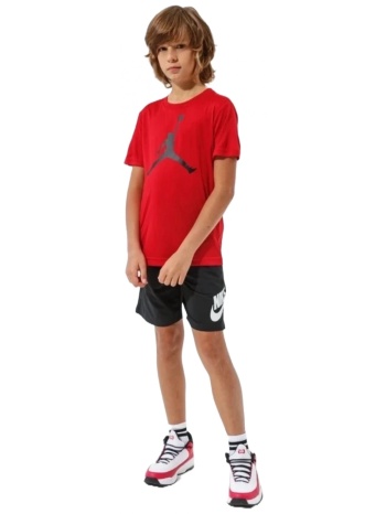 nike jordan παιδικό t-shirt jumpman dri-fit κόκκινο σε προσφορά