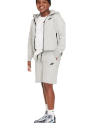 nike εφηβική βερμούδα tech fleece γκρι