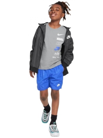 nike sportswear παιδικό t-shirt γκρι σε προσφορά