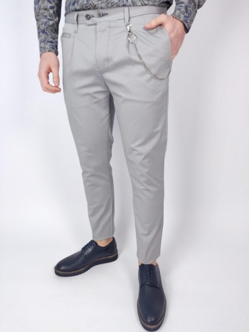 macan παντελόνι chinos με πιέτες - γκρι - 210-390 σε προσφορά