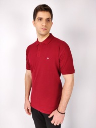 leonardo uomo μπλούζα πόλο - κόκκινο - lu022001