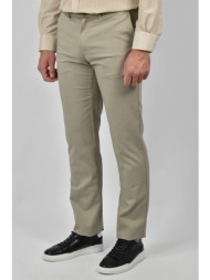 lcdn παντελόνι chinos με μικροσχέδιο - μπεζ - dial acuarel confort arex 49-304
