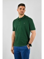 leonardo uomo μπλούζα πόλο - πράσινο - lu022001
