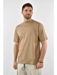 justwest fashion t-shirt λουπέτο - καφέ - mfc303