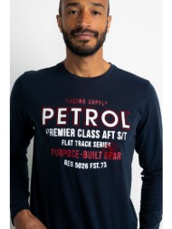 petrol industries μπλούζα με artwork - σκούρο‌‌ μπλε - m-3020-tlr650
