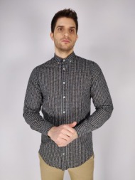 marcus πουκάμισο με μικροσχέδιο - σκούρο‌‌ μπλε - 31200164 minnesota