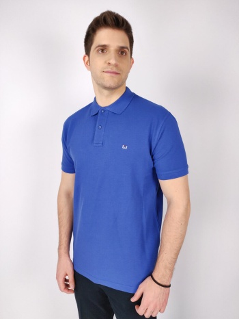 leonardo uomo μπλούζα πόλο - γαλάζιο - lu022001 σε προσφορά