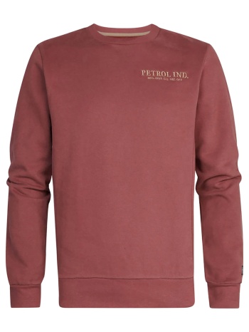 petrol industries μπλούζα φούτερ με logo hutchinson - ροζ  σε προσφορά