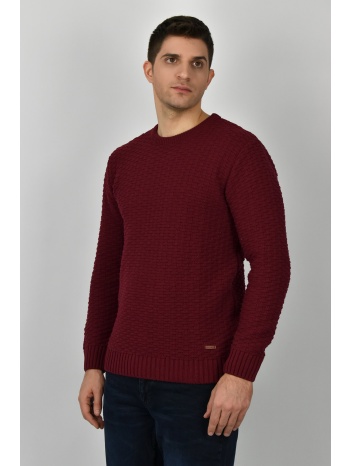 sportswear πουλόβερ με σχέδιο - μπορντό - n2207 σε προσφορά