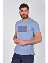 clever t-shirt με στάμπα - γαλάζιο - ct22320