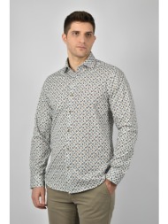 brand's πουκάμισο με γεωμετρικό σχέδιο - λευκό - 910